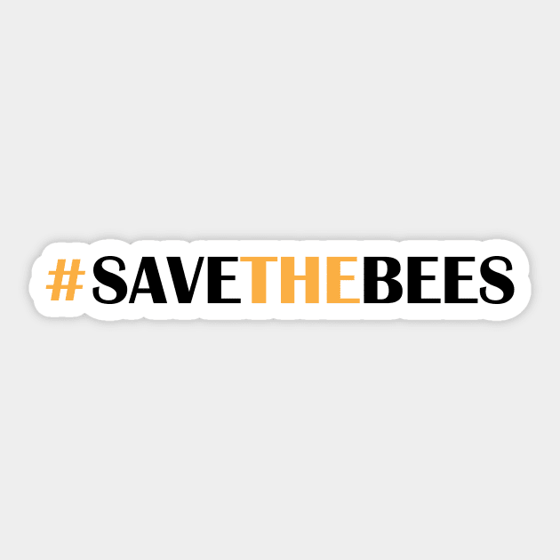 Save The Bees Sticker by Crisp Decisions